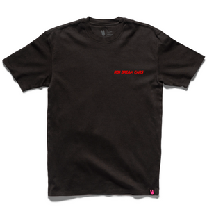 Limited Edition UNLESS Biodegradable Short Sleeve T-Shirt - RDJ Dream Cars: Black