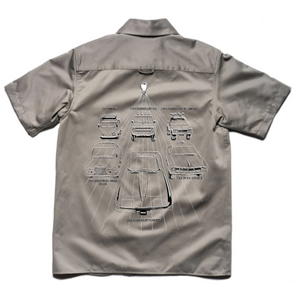 Limited Edition UNLESS Biodegradable Work Shirt - RDJ Dream Cars: Olive