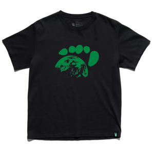 Limited Edition UNLESS Biodegradable Short Sleeve T-Shirt - FootPrint Coalition: Black